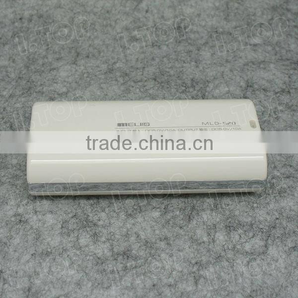 2014 Best Selling Portable Mobile Power Bank 5200mAh with LED Lights