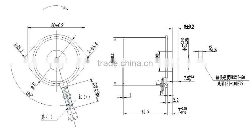 DC motor ZDY1618