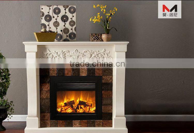 Q-02 antique electric fireplace inserts