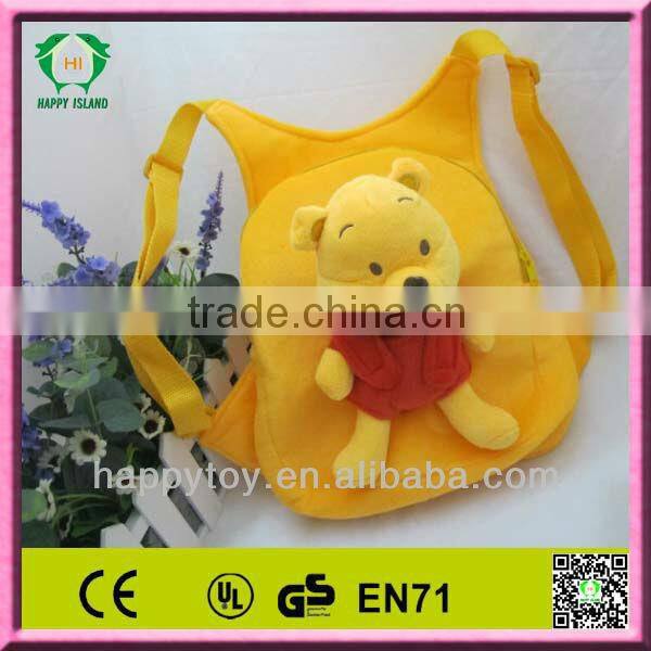 HI EN71 funny plush teddy bear backpack