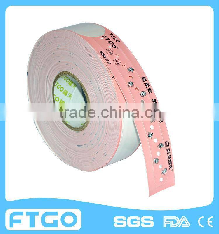 Medical consumble direct thermal patient id wristband