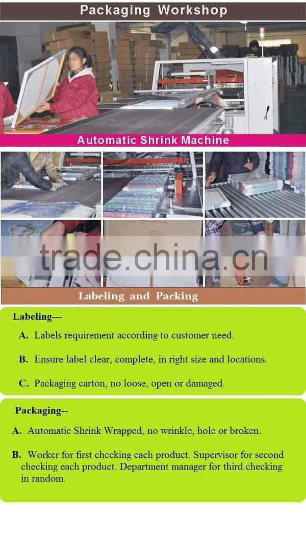 2015 hot sell Lovely Snowman Christmas led canvas wall art