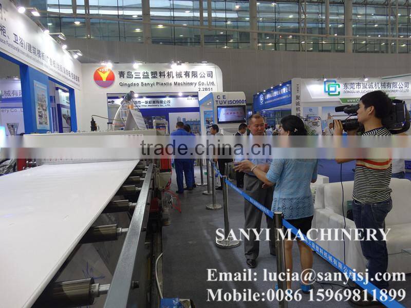 Three Layer PVC Co-extrusion Foam Board Making Machine