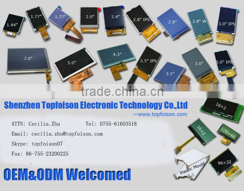 Factory Sale 1.77 inch tft lcd display panel 128*160 resolution with resistive touch panel for electronic device-TF17713A