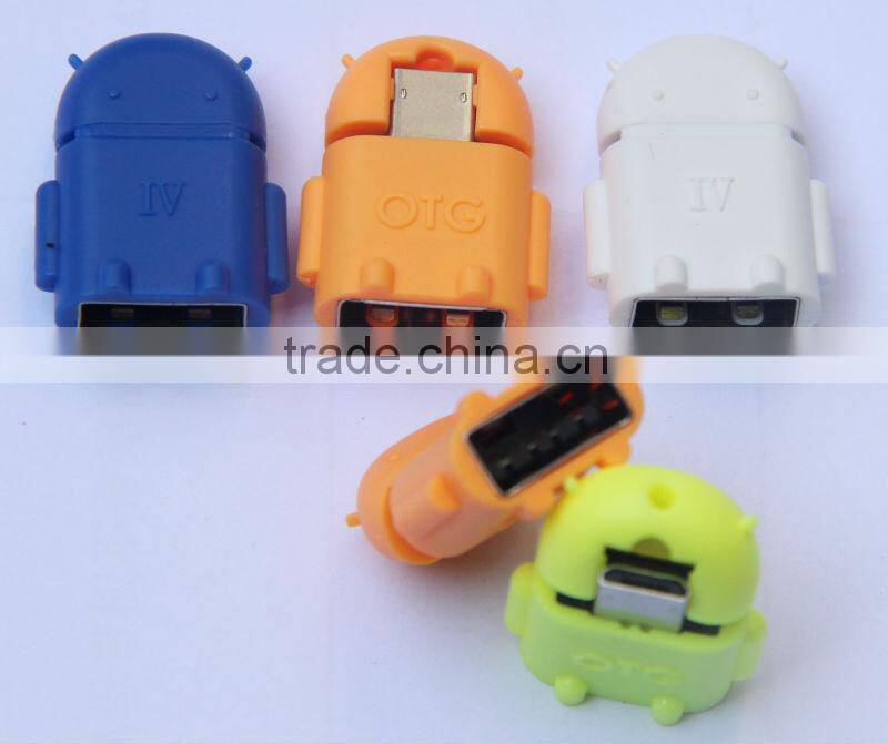 Android robot usb otg adapter