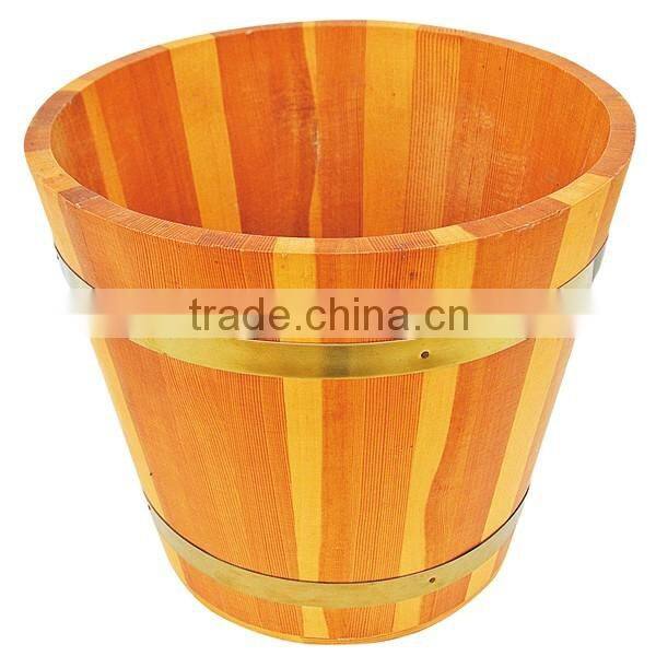 2016 Wholesale FSC High quality small round wooden rice bucket