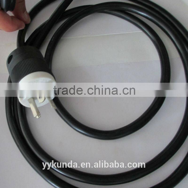 UL cUL approval ac power cord cable 110v SJTW 3X16AWG