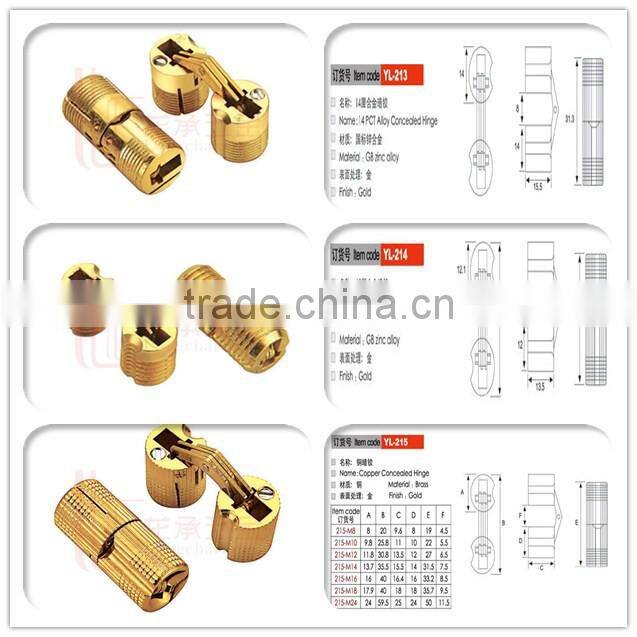 electric mini brass hinge