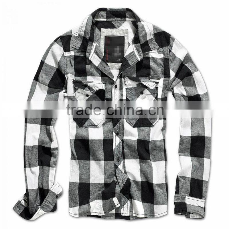Mens Wholesale Plaid Flannel Shirt Manufacturer