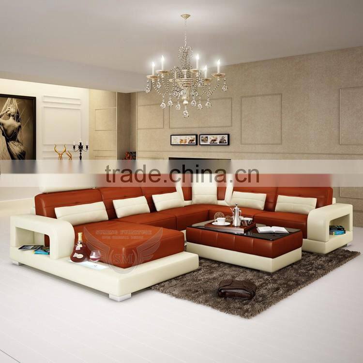 Sumeng low price made in china leather sofa
