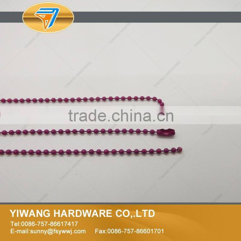 Fancy Electroplating Iron Ball Chain Necklace