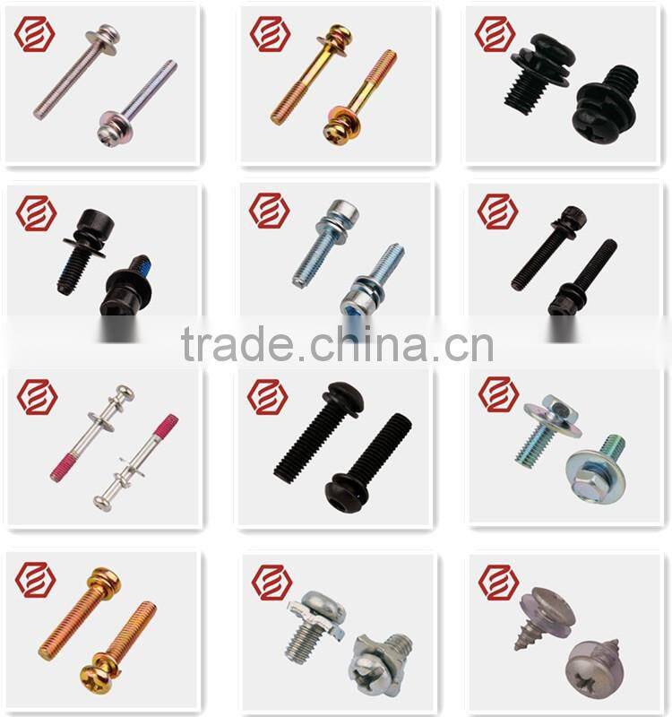 Guangdong High hardness with Zinc 3 Cr plated hex bolt