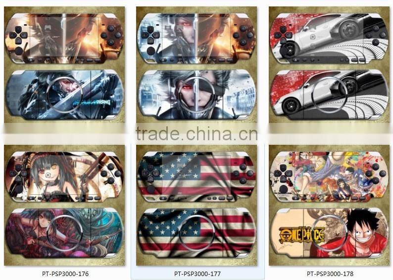 Sticker Design China Suppliers Decal Vinyl Skin Sticker For Sony PlayStation Portable For PSP 3000