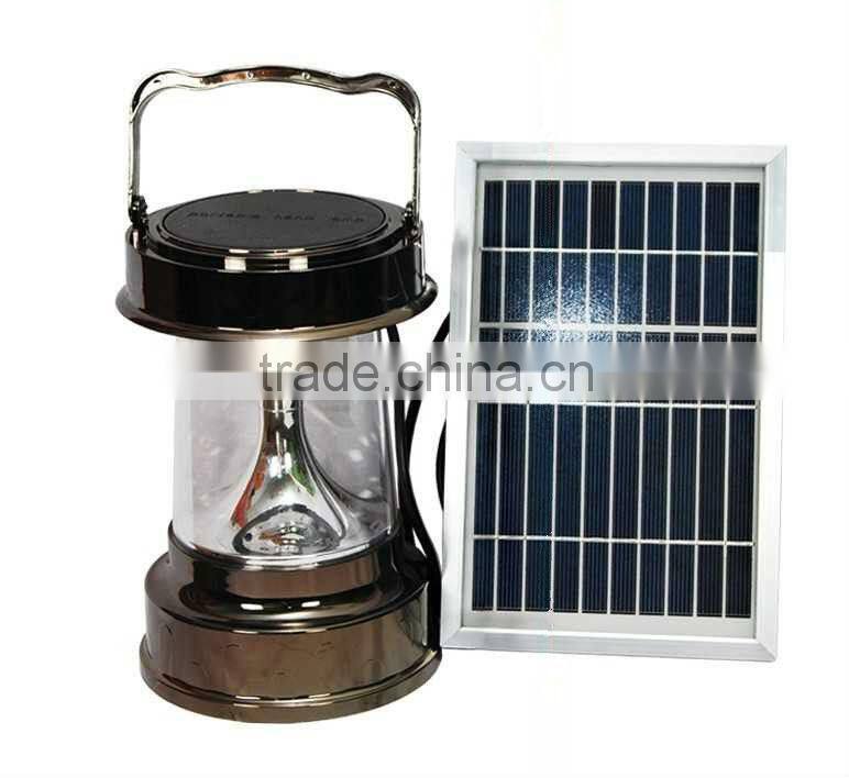 2013 new design Super bright solar lantern with radio and phone charger