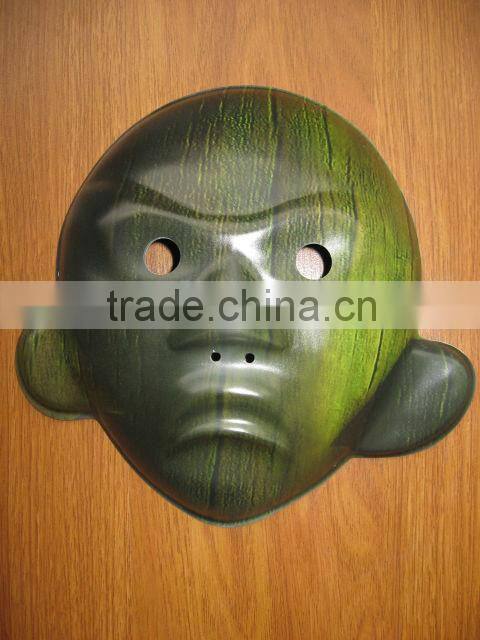 Red and Black Custom Made Plastic Halloween Mask for Sale