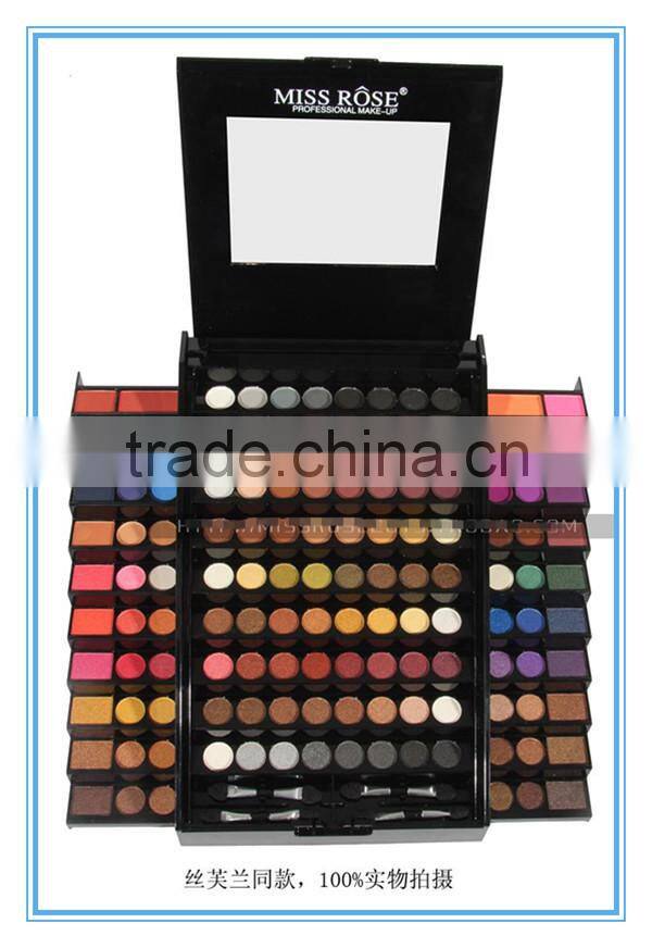 The 2015 best quality 132 colors comestic makeup miss rose eyeshadow palatte similar with sephor eyeshadow