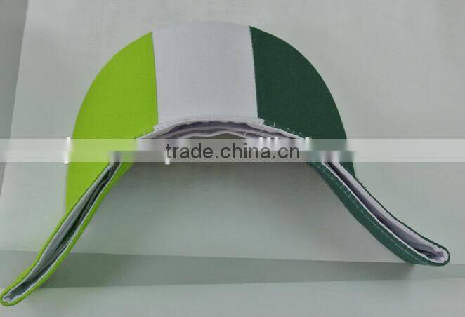 Multi colors sun visor cap