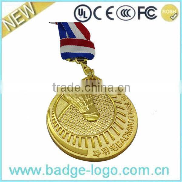 antique znic alloy gymnastic medals