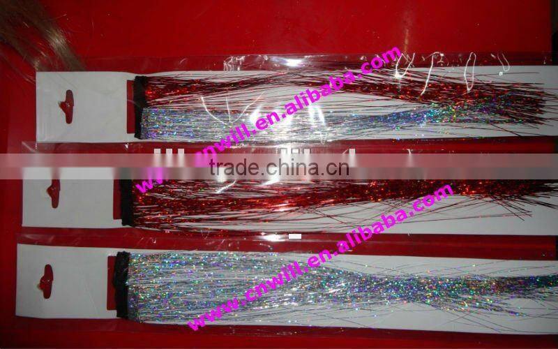 christmas kids hair accessories sparkling hair tinsel christmas tinsel 2014 new hair accessories