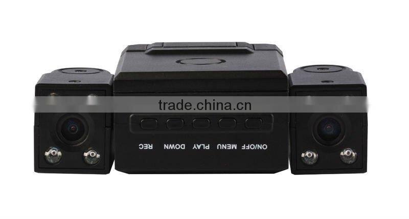 Car Camera Recorder Dual Cameras 360 Degree Rotation F71