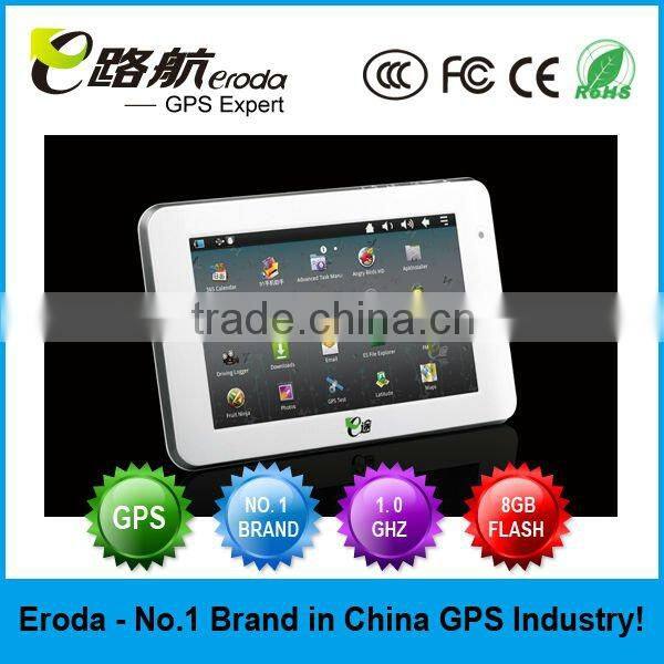 7 Inch Tablet PC Built-in Gps Navigation Android 4.0 NAND Flash 8GB