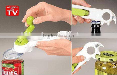 Multifunction 7 in 1 one touch kitchen can bottle opener