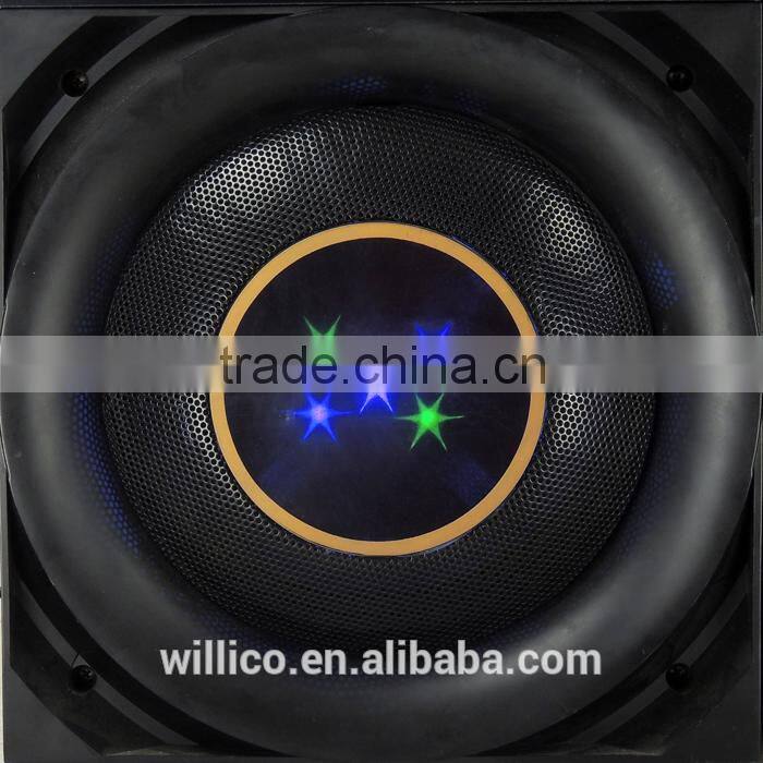 2.0 audio pro stage dj laser ligh professional speakers