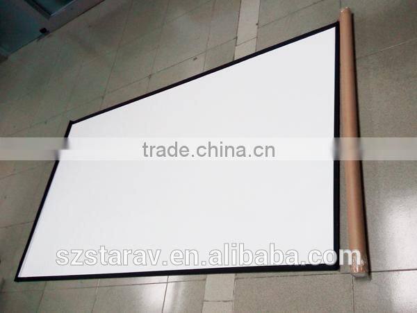 70 inch 200inch fixed frame screen for 3d DLP Projector desktop screen home cinema display screen