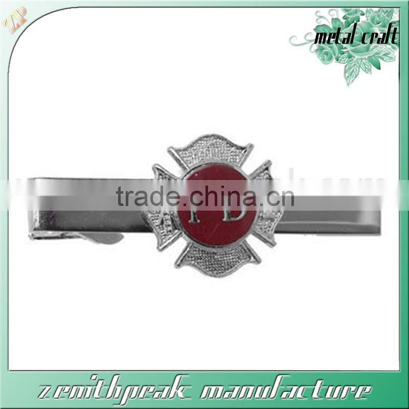 Enamel star metal tie clip