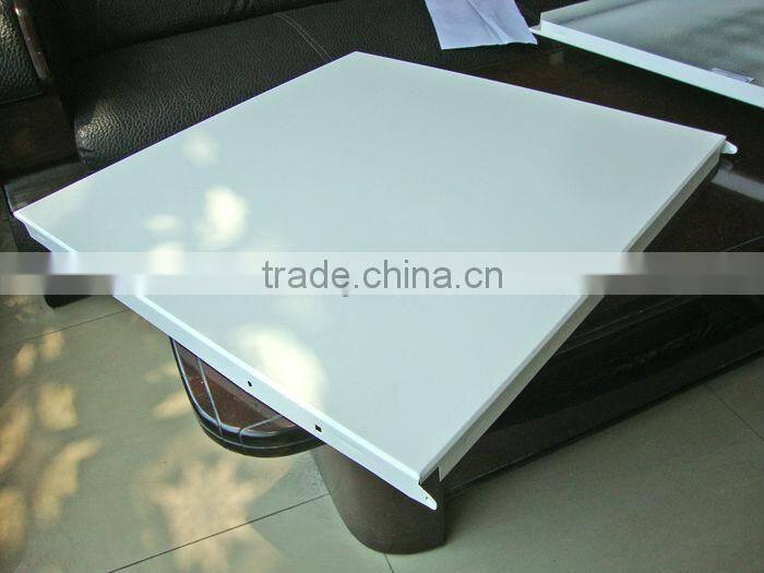 Aluminum swing down ceiling tile with ear 600*600