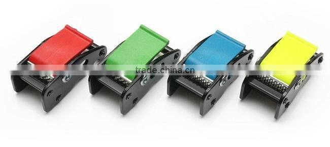 Blue Metal Cam Buckle Tie Down Straps Locking Cam Buckle