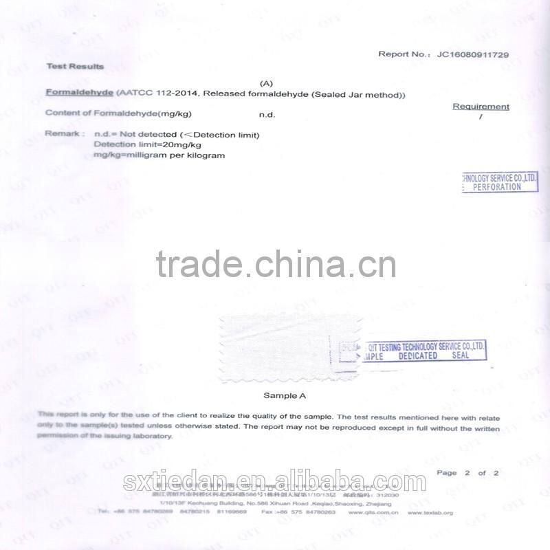 Eco-friendly discharge print denim fabric for shirts