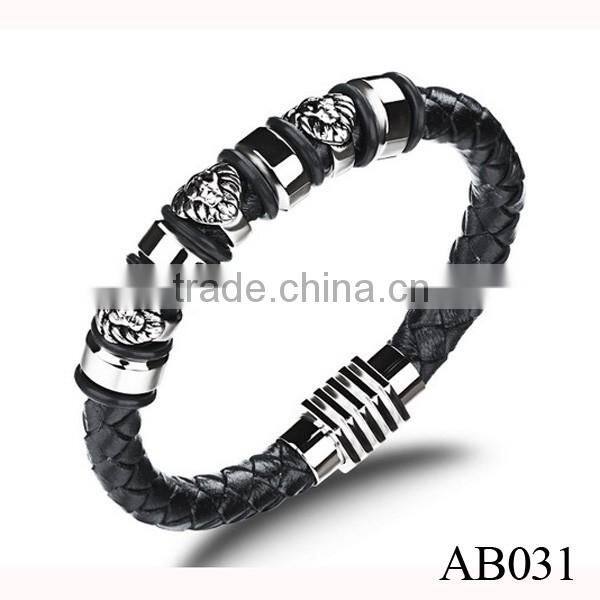 Factory Price Leather Bracelet,Charm Bracelet Jewelry,Fashion Magnetic Bracelet For Men