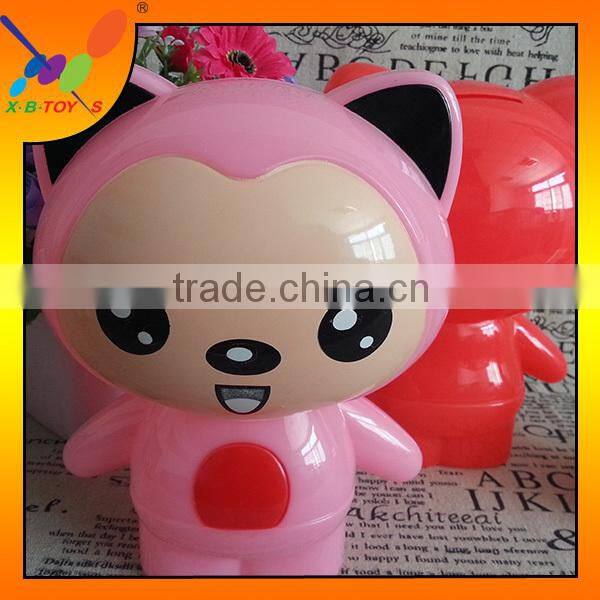 Lovely cartoon Money Box for kids, New design Coin Bank, Plastic Money Saving Box for Children.