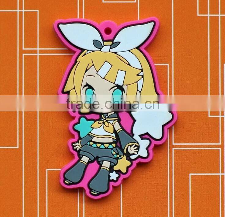 wholesale keychain/keychain maker/soft pvc rubber key chain