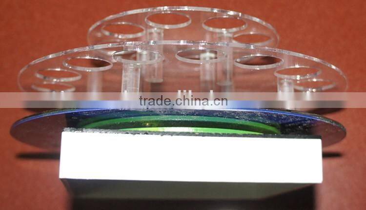 selling well all over the word morden design rotatable clear acrylic lipstick cosmetic display rack wholesale