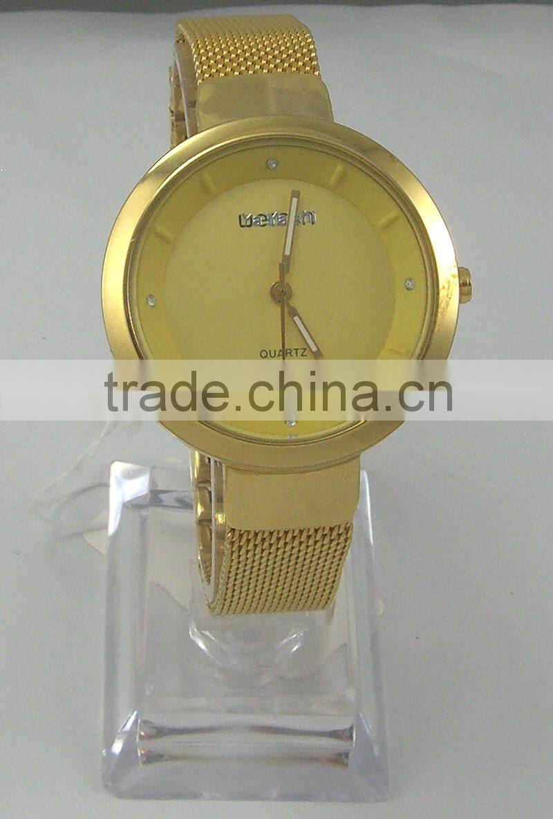 Women quartz watch wristwatch gold watch japan movt watch ladies