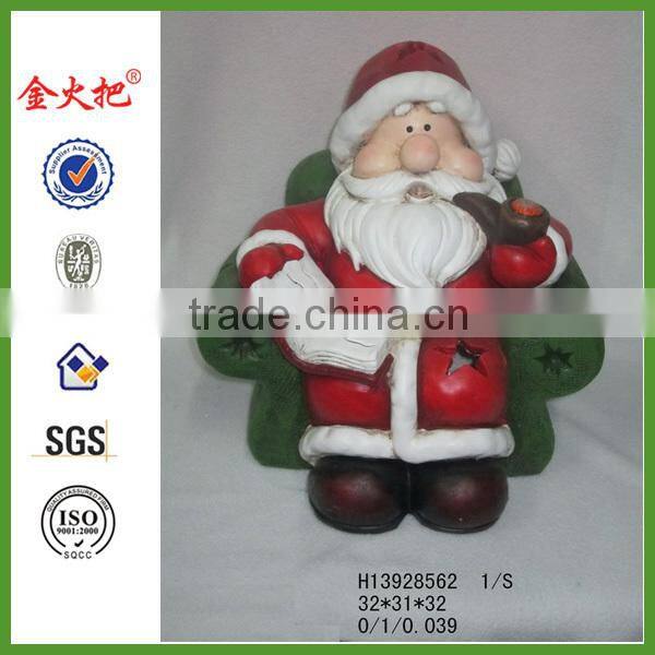 Christmas reindeer decoration with lantern