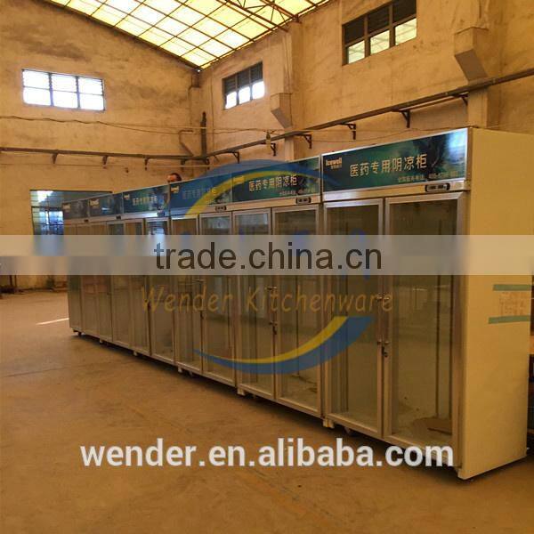 688L soft drink commercial used vertical double door display coolers