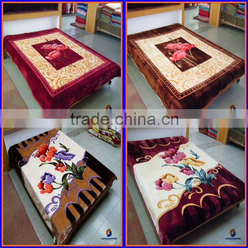 wholesale new design stocklot 100% polyester blanket