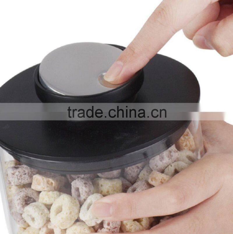 Sinoglass trade assurance press&seal 1000ml borosilicate glass food storage jar coffee storage jar