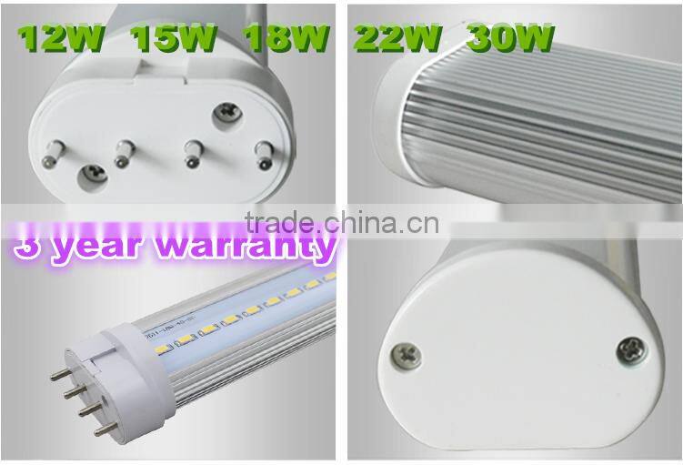 2G11 led tube 15W 240 degree led 2G11 120lm/w 3 years warranty