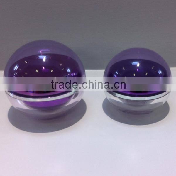 egg-shape cosmetic container acrylic cosmetic jar