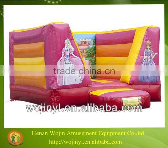 Inflatable princess bouncy castle/vinyl for bounce house