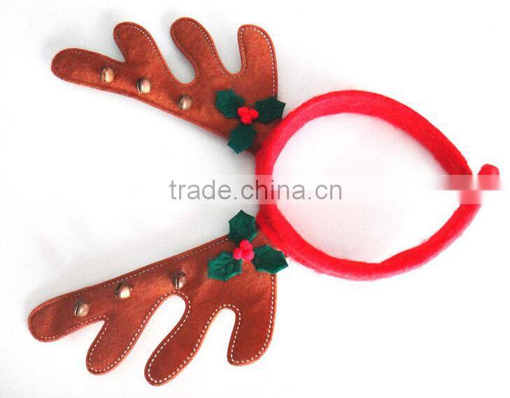 Wholesale christmas decoration, party necesaary items, christmas head hoop, reindeer head band for girl