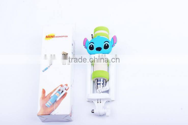 cell phone aluminum handheld flexible IOS android selfie stick