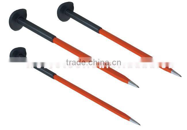 best quality of stone chisels and popular rubber grip cold steel chisel