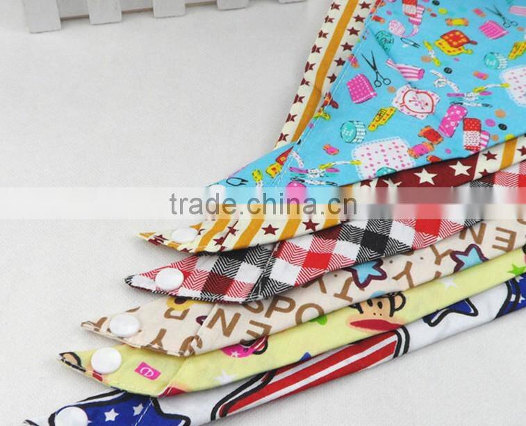 Twill Cotton Baby Drool Bib Bandana for Toddler Kids / Pretty Twill Terry Cotton Baby Towel