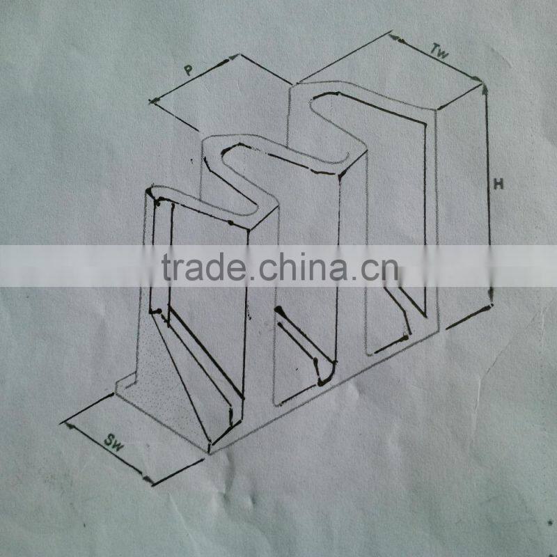 Corrugated Sidewall Conveyor Belt/Transmission Belt for Cement
