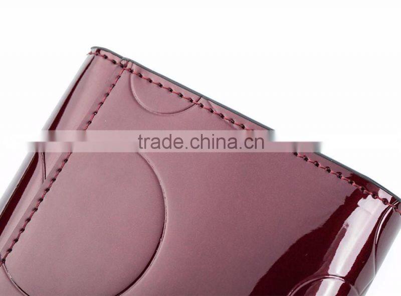 Luxury Party Hand Bag Leather Women Long Coin Purse Hand Wallet